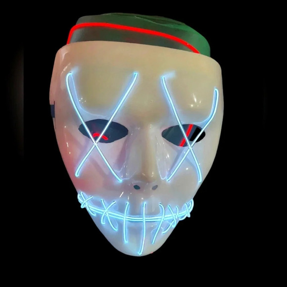 Bundle of 6 Halloween Light Up Masks - Picture 2 of 8